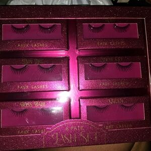 6 pair Lash Strips Set